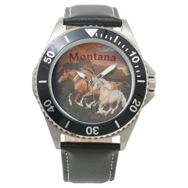 Montre Chevaux sauvages d'Arizona (devant)