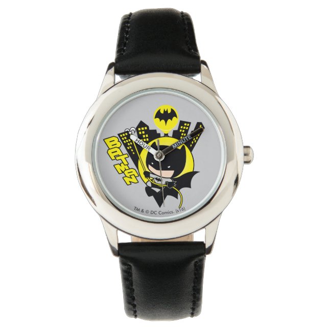Montre Chibi Batman Évolue La Ville (devant)