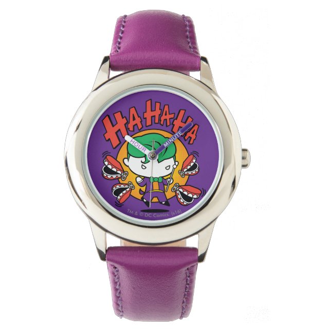 Montre Chibi Joker Avec Dents De Jouet (devant)
