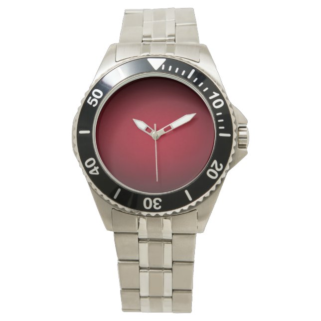 Montre Chic Burgandy Watch (devant)