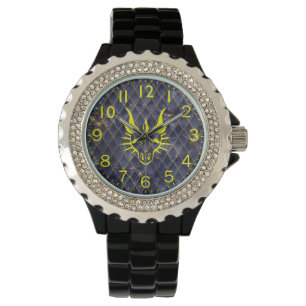 Montre Chic Dragon Head & Blue Dragon Scales Watch