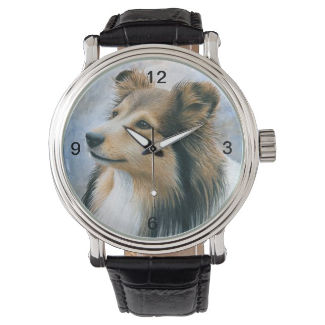 Montre Chien 122 Sheltie Collie (devant)