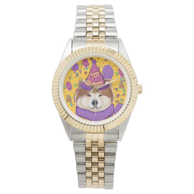 MONTRE CHIEN AKITA (devant)