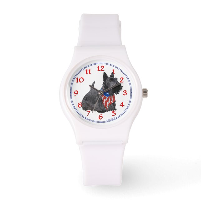 Montre Chien américain Scotty (Recto)
