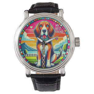 Montre Chien animé mignon