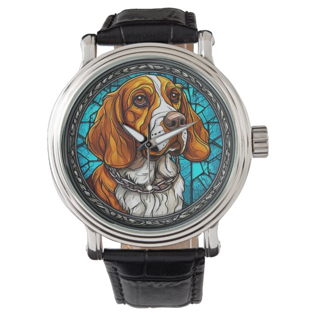 Montre Chien Beagle mignon (devant)