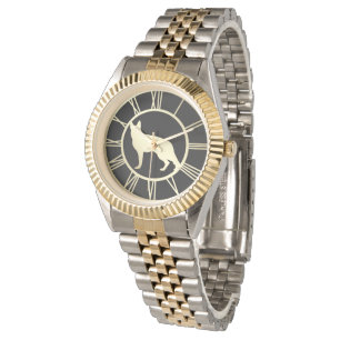 Montre Chien berger allemand d'or