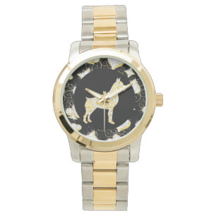 MONTRE CHIEN BOXER  BLING