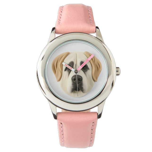 Montre Chien de berger d'Anatolie Inspiré de la 3D (devant)