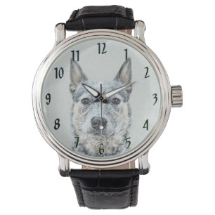 Montre Chien de bétail australien - Cute Original Dog Art