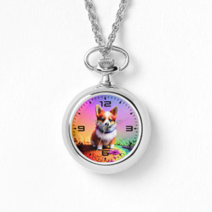 Montre Chien de Corgi mignon assis 336633