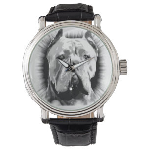 Montre Chien de Corso de canne