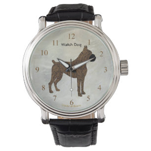 Montre Chien de garde Brindle de boxeur