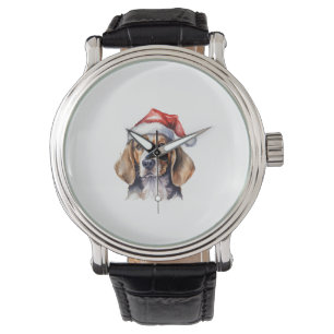 Montre Chien de Noël beagle