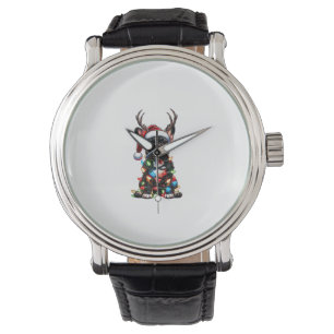 Montre Chien de Noël Fou de Chien de Noel de Père Noël Lu