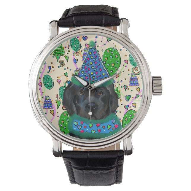 MONTRE CHIEN DE TERRE-NEUVE  (devant)