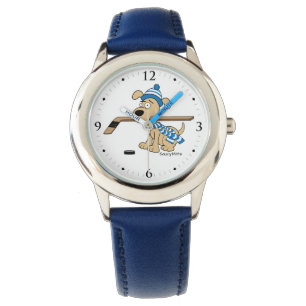 Montre Chien d'hockey de bande dessinée