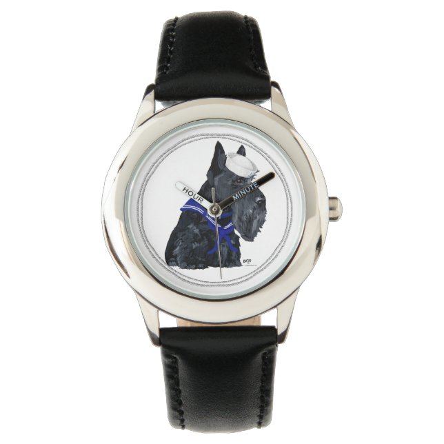 Montre Chien écossais Scotty (devant)