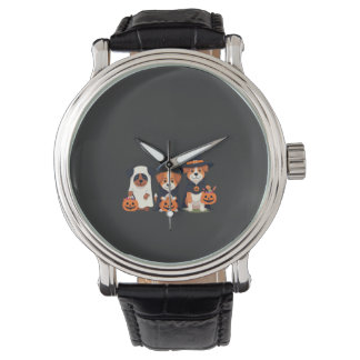 Montre Chien fantôme Retriever doré Halloween Trick Or Tr