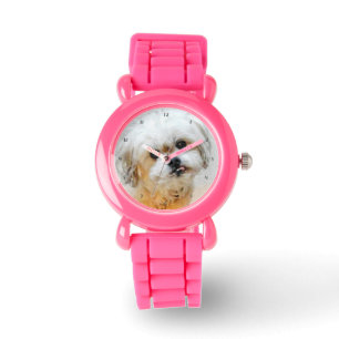 Montre Chien Malshi rose