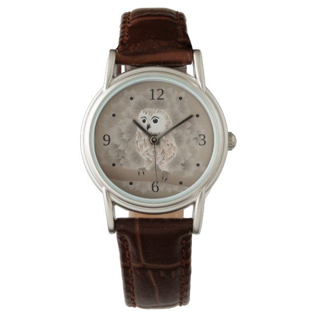 Montre Chiens Brown mignons (devant)