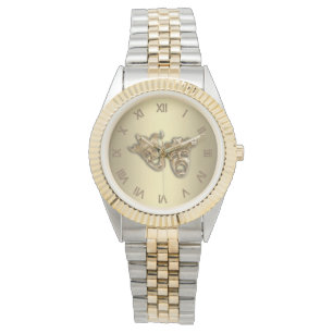 Montre Chiffres romains de masques de théâtre de coméd