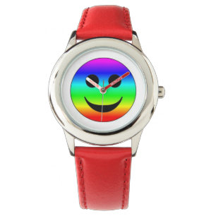 Montre Chiffres rouges en acier inoxydable pour lunette r