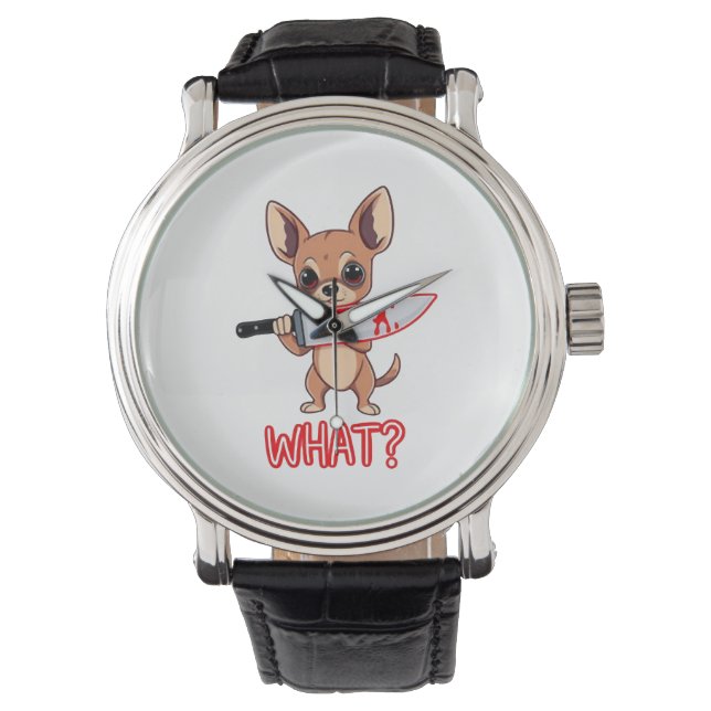 Montre Chihuahua Douce Petit Chiot (devant)