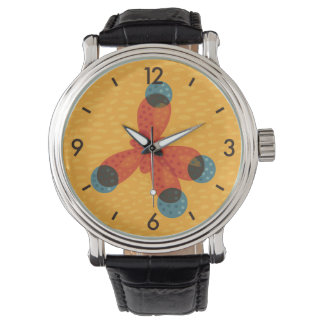 Montre Chimie organique Molécule de méthane Jaune