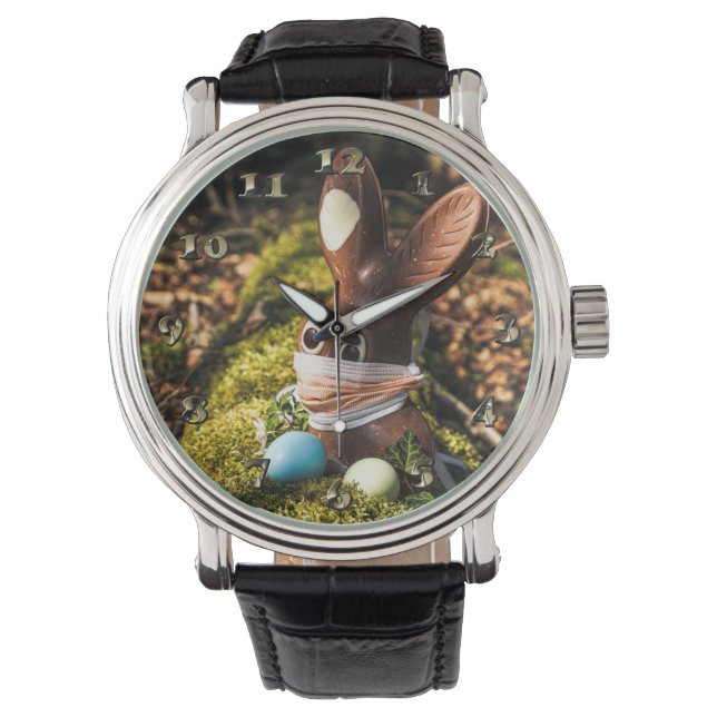Montre Chocolat Corona Lapin de Pâques (devant)
