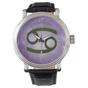 Montre Choisir la couleur Cancer Symbole astrologique zod