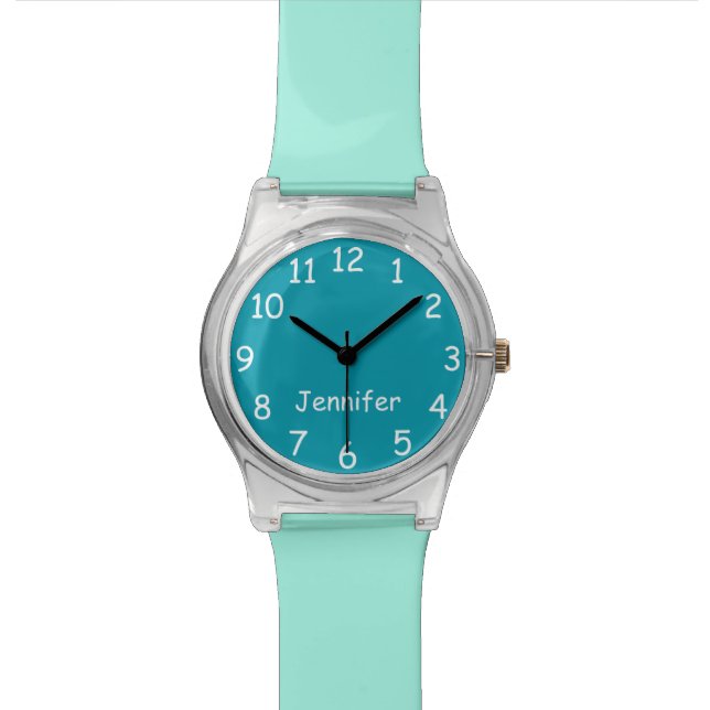 Montre CHOISISSEZ VOS COULEURS, VOTRE Texte, L'AMUSANCE P (Fermer)