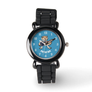 Montre Chouette de guitare rock et roll en Jumpsuit