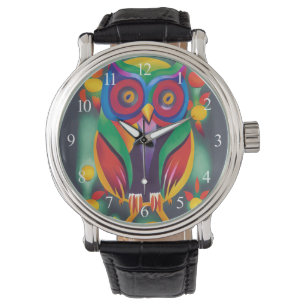 Montre Chouette holographique couleur mignonne
