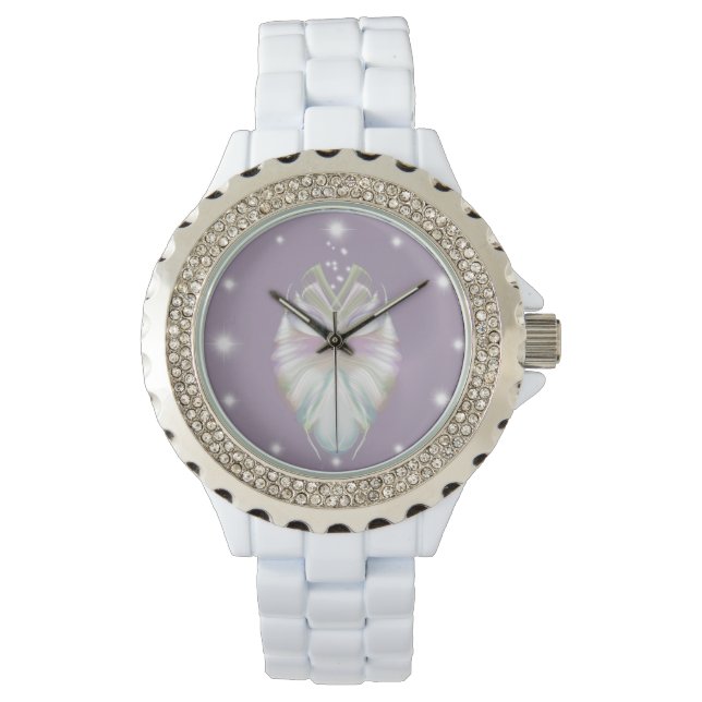 Montre Chouette Oracle Pastel Purple (devant)