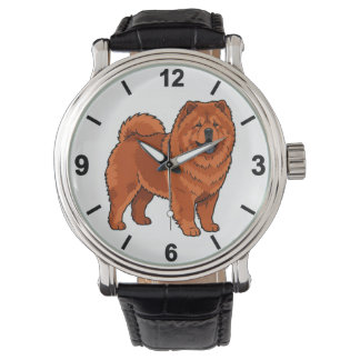 Montre Chow Chow Dog Wrist Watch Fluffy Pet Style