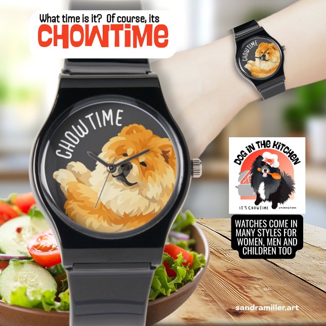 Montre CHOWTIME  Many styles   Watch (Créateur téléchargé)