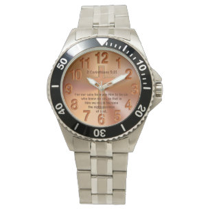 Montre chrétienne avec votre vers préféré de b