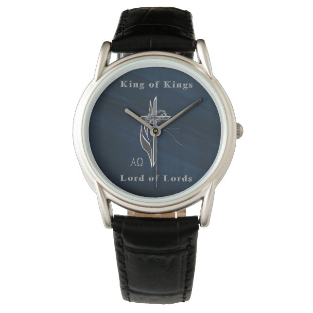 Montre chrétienne pour hommes King of Kings (devant)