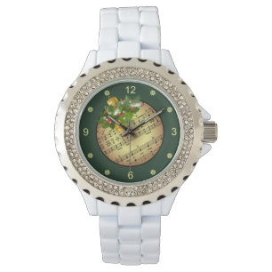 Montre Christmas Tree Ornament ~ Bell & Mistletoe Wa