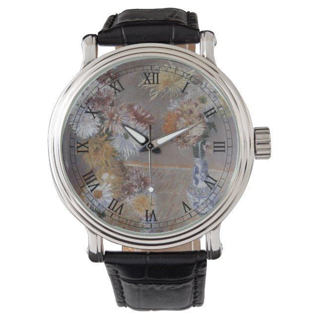 Montre Chrysanthèmes par Gustave Caillebotte (devant)