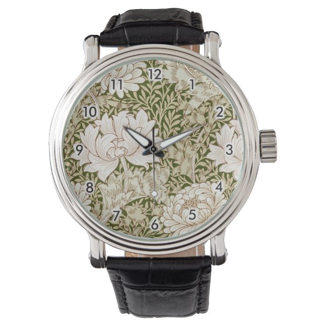 Montre Chrysanthemum Gold, William Morris (devant)