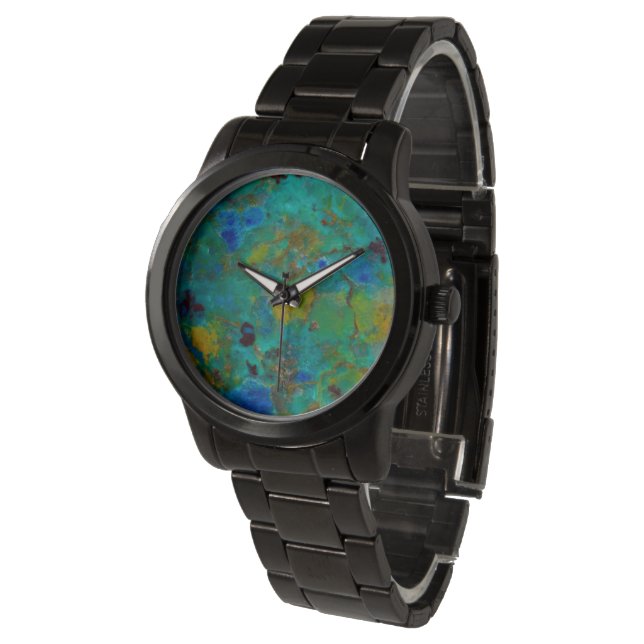 Montre Chrysocolla de Blue Cliff (Incliné)