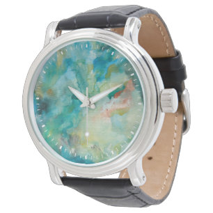 Montre Ciel bleu turquoise interstellaire