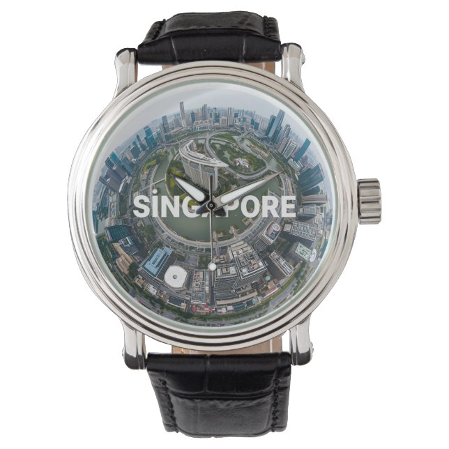 Montre Ciel de Singapour ville rétro (devant)
