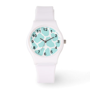 Montre Ciel et copie blanche de girafe