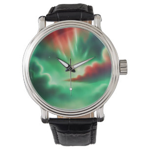 Montre ciel vert