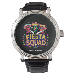 Montre Cinco de Mayo Fiesta Squad Famille Mexicaine Party
