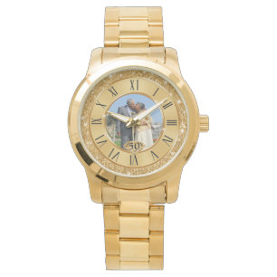 Montre cinquantième Cadeaux d'anniversaire pour l'épous