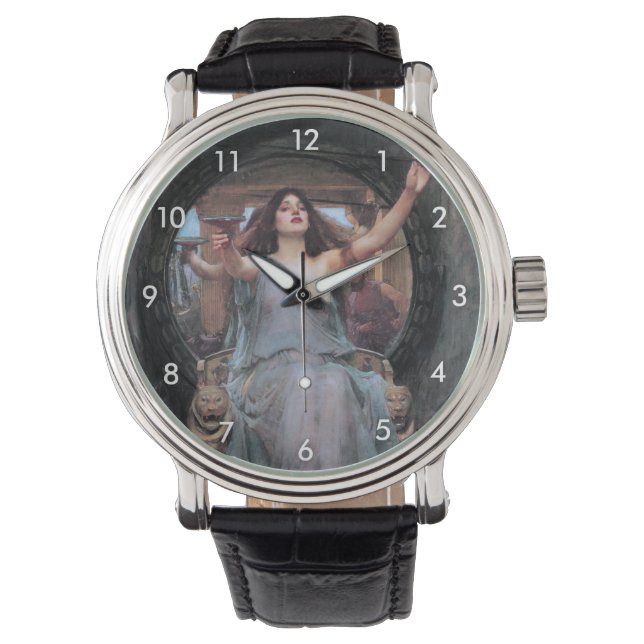 Montre Circe Offering the Cup to Odysseus, Waterhouse (devant)